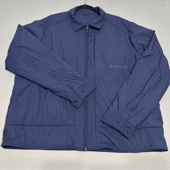 Vineyard Vines Men’s Otg Jacket Navy Blue Golf Full Zip Lightweight Size XL